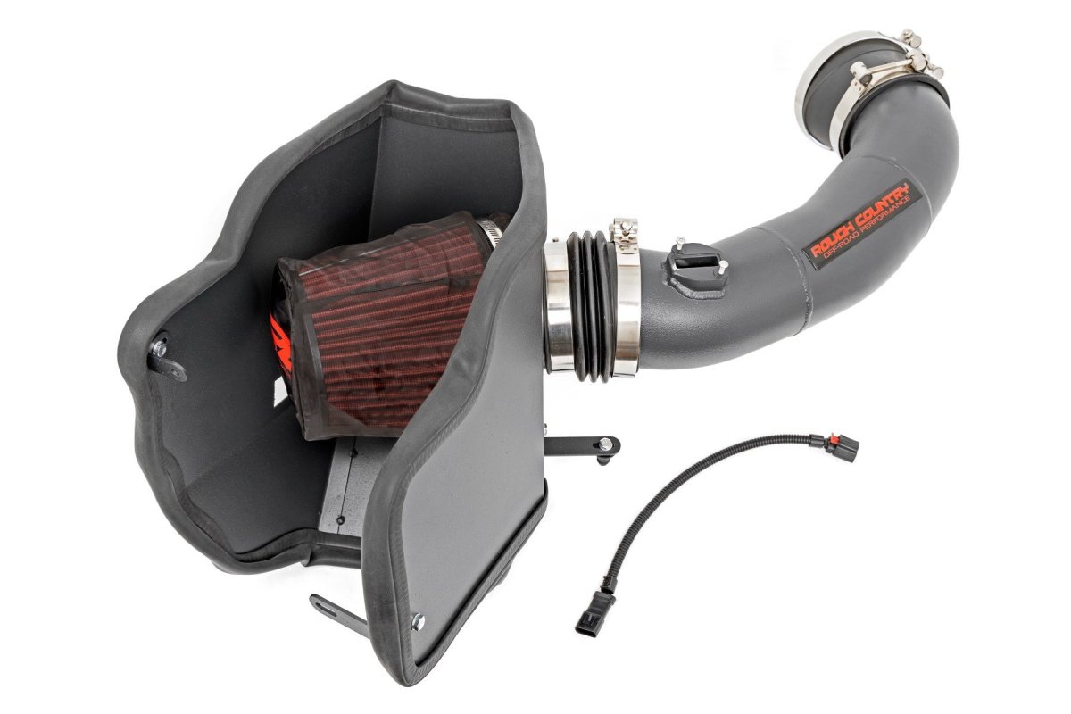 Ford F-350 Super Duty Performance Air Intake - Rough Country - 6.7L Cold Air Intake | w/ Prefilter - '17-'20